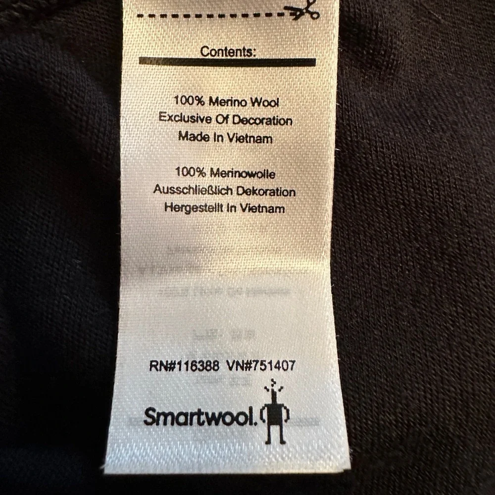 Smartwool Women's Small Merino 250 Baselayer‎ Color Block Leggings Black Gray
